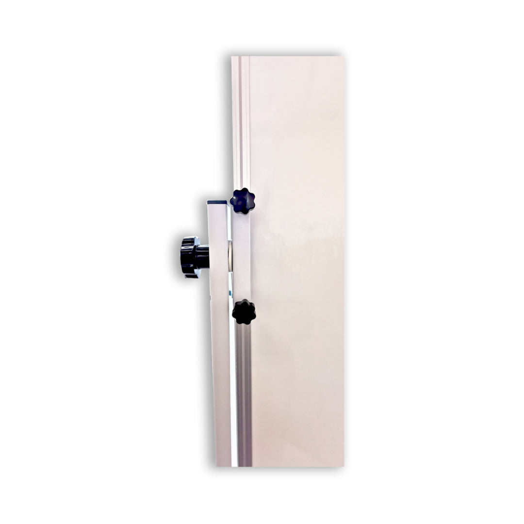 ACRYLIC LACQUER WHITEBOARD + PIVOTING MOBILE STAND | Double Sided - Cafe Supply