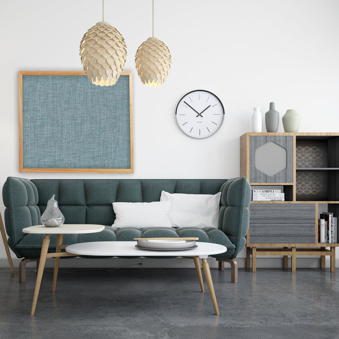 PINBOARD | Wood Frame | Premium Fabric - Cafe Supply