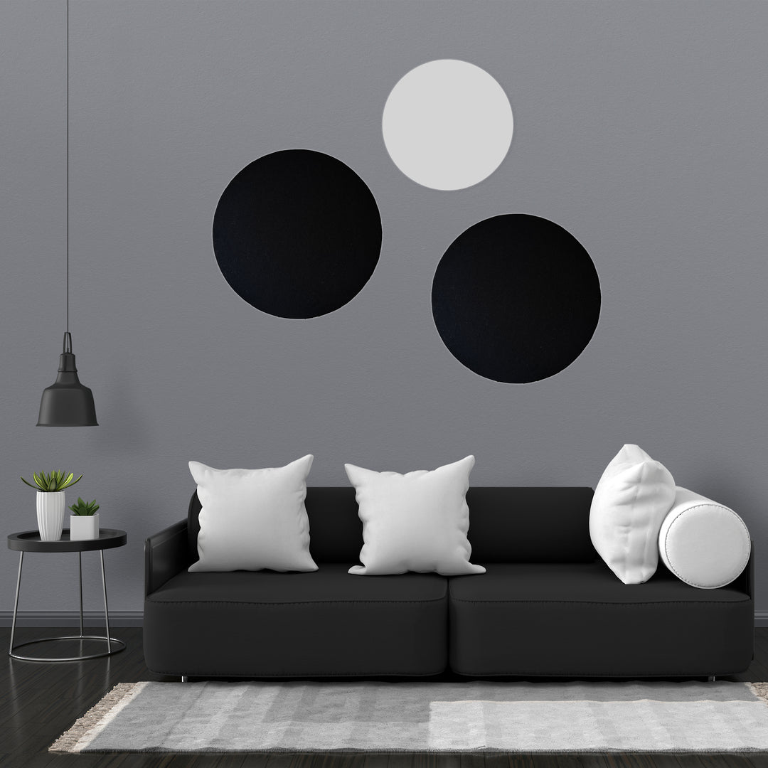ROUND PINBOARD | Frameless | Standard Fabric - Cafe Supply