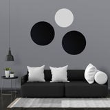 ROUND PINBOARD | Frameless | Standard Fabric - Cafe Supply