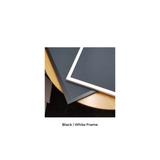PINBOARD | White or Black Wood Frame | Standard Fabric - Cafe Supply