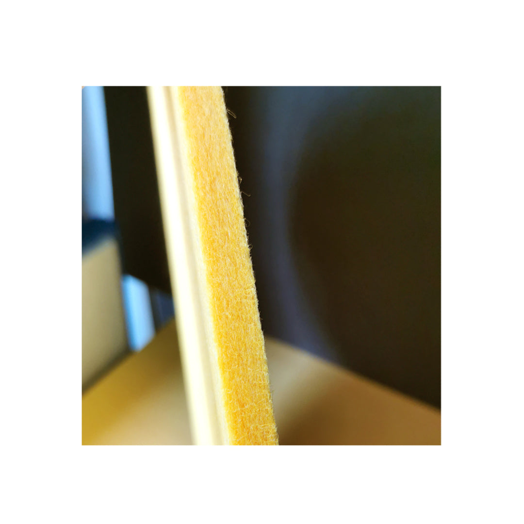 HEXAGON POLYESTER PINBOARD | 600x520mm | Canary | 1 pc - Cafe Supply