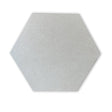 HEXAGON POLYESTER PINBOARD | 600x520mm | Nougat | 1pc - Cafe Supply