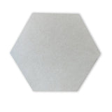 HEXAGON POLYESTER PINBOARD | 600x520mm | Nougat | 1pc - Cafe Supply