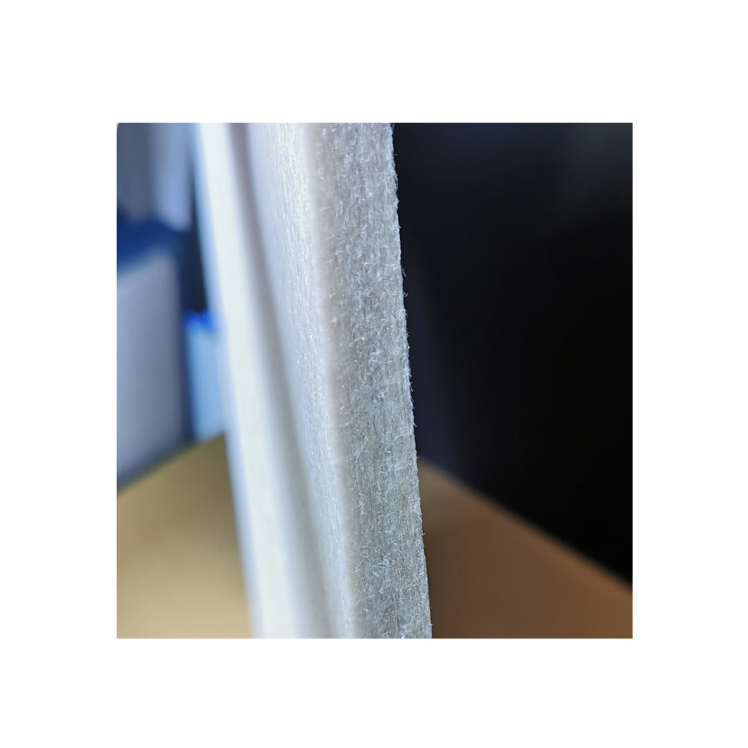 HEXAGON POLYESTER PINBOARD | 600x520mm | Nougat | 1pc - Cafe Supply