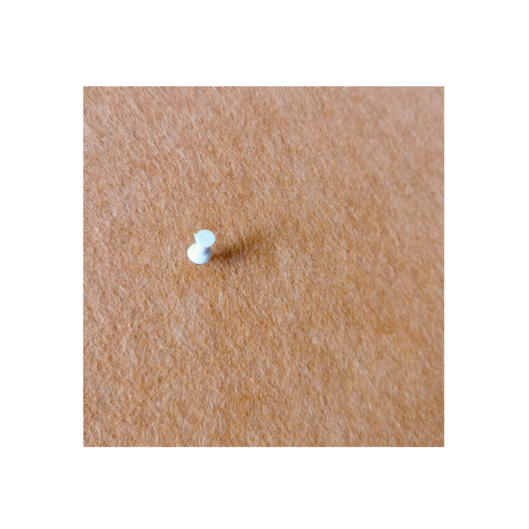 HEXAGON POLYESTER PINBOARD | 600x520mm | Terracotta | 1pc - Cafe Supply