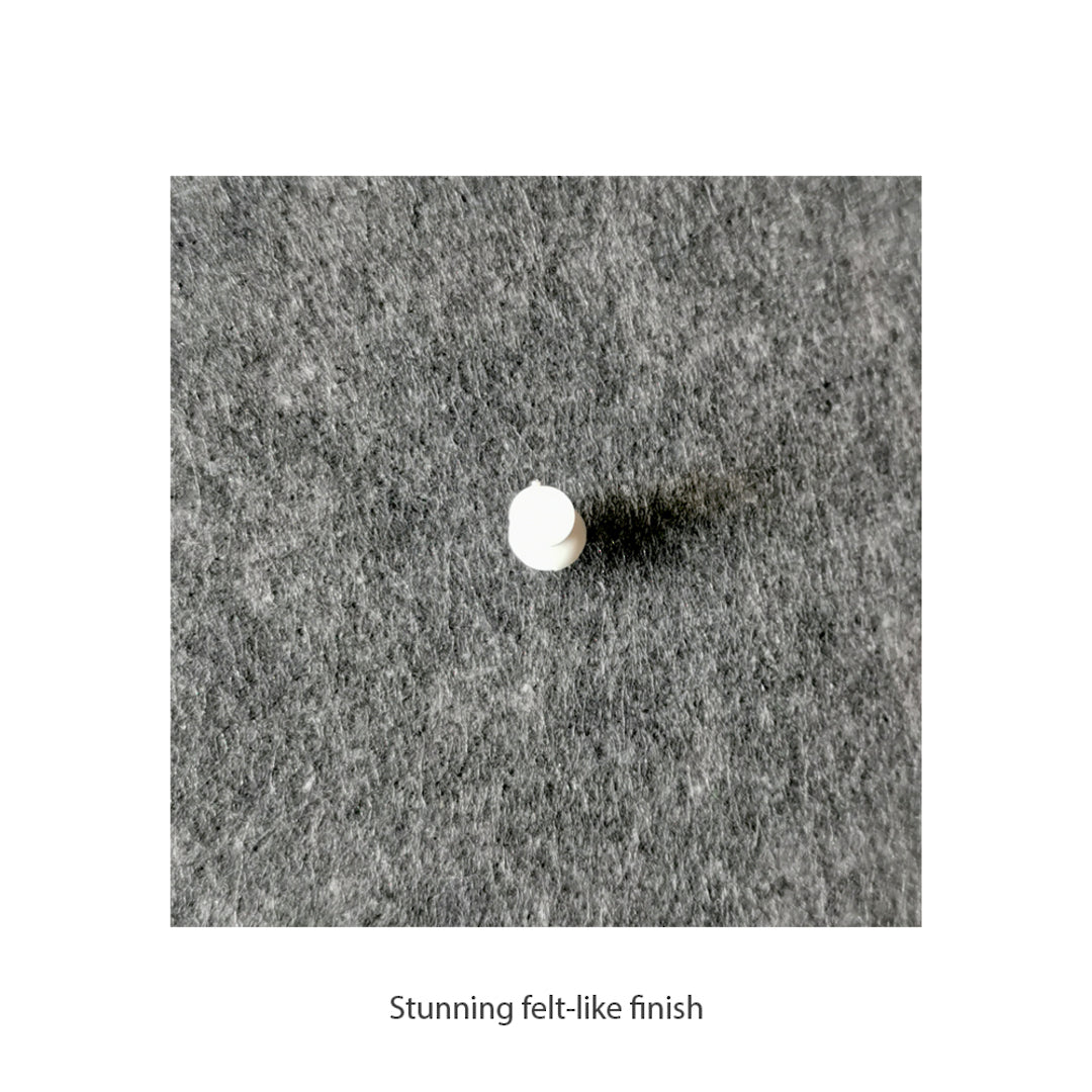 ROUND POLYESTER PINBOARD | 600mm | Dark Grey - Cafe Supply