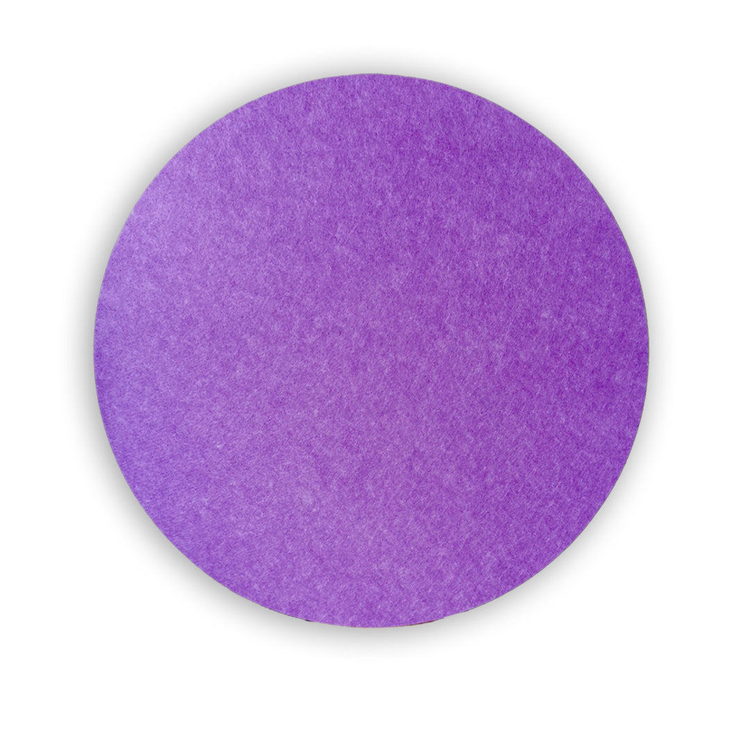 ROUND POLYESTER PINBOARD | 600mm | Purple - Cafe Supply