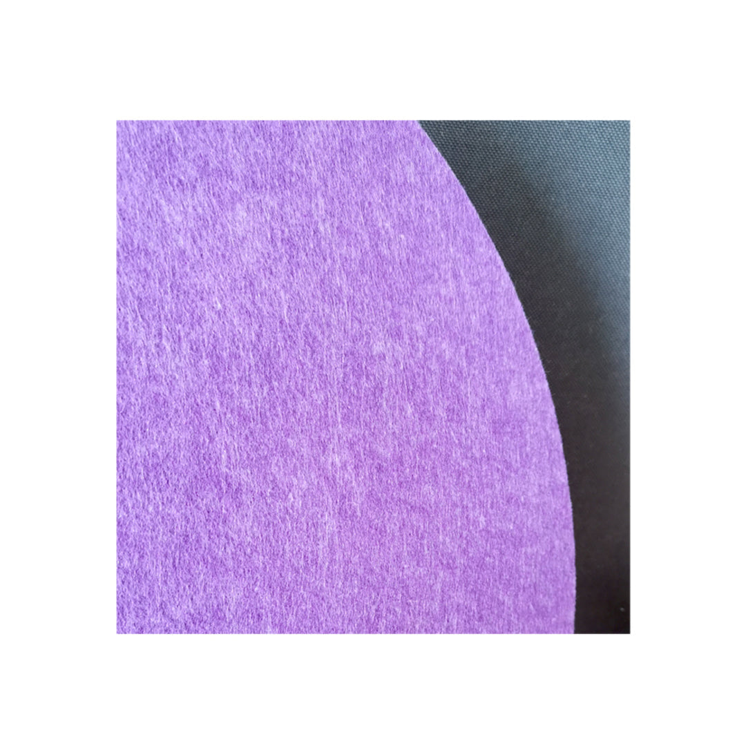 ROUND POLYESTER PINBOARD | 600mm | Purple - Cafe Supply