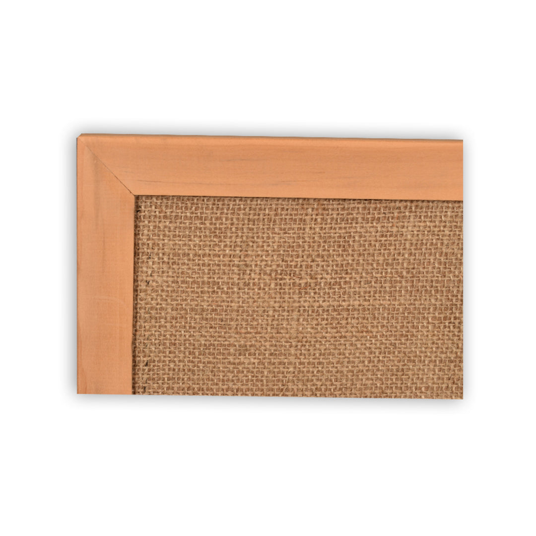 PINBOARD | Wood Frame | Hessian - Cafe Supply