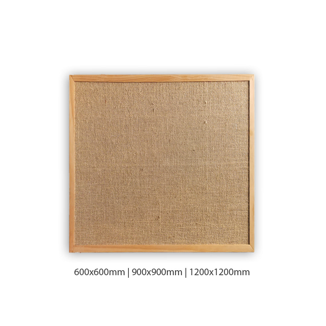PINBOARD | Wood Frame | Hessian - Cafe Supply