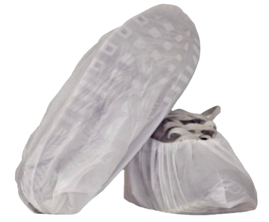 OverShoe White PE Waterproof Economy 406mm - Cafe Supply