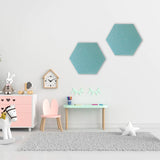 HEXAGON POLYESTER PINBOARD | 600x520mm | Atlantic | 1pc - Cafe Supply