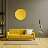 ROUND POLYESTER PINBOARD | 600mm | Canary - Cafe Supply