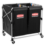 Rubbermaid Collapsible X-Cart Multi-Stream (2 x 150L) - Cafe Supply