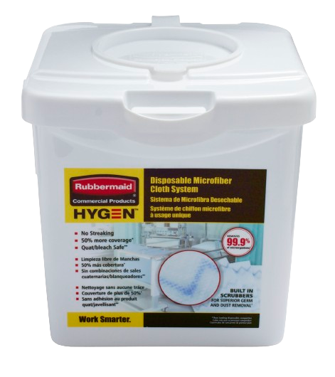 Rubbermaid Disposable Microfibre Cloth 30.5cm Charging Tub (x4) - Cafe Supply