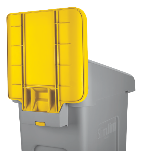 Rubbermaid SLIM JIM® Recycling Station Billboard - Cafe Supply