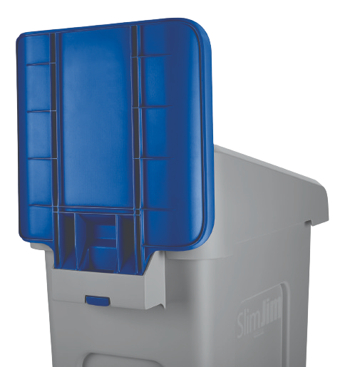 Rubbermaid SLIM JIM® Recycling Station Billboard - Cafe Supply