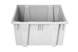 Rubbermaid Stack and Nest PALLETOTE® Box, Gray - Cafe Supply