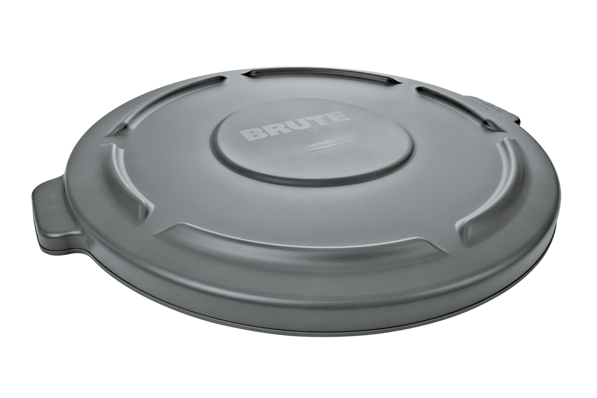 Rubbermaid BRUTE® Self Draining Lid 121L - Gray - Cafe Supply