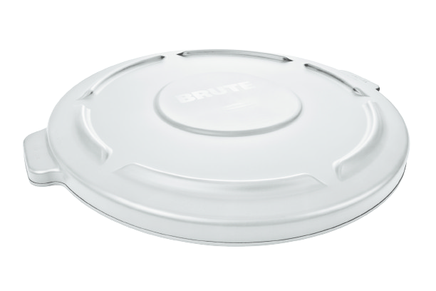 Rubbermaid BRUTE® Self Draining Lid 121L - White - Cafe Supply