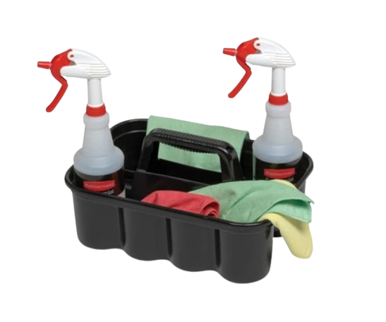 Rubbermaid Deluxe Carry Caddy, Black - Cafe Supply