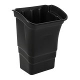 Rubbermaid Refuse Bin - 30.3L - Black (for Utility Carts) - Cafe Supply