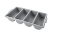 Rubbermaid Cutlery Bin Gray - Cafe Supply