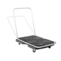 Rubbermaid Triple Trolley - Straight Handle, Utility Duty - Cafe Supply