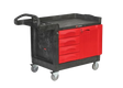 Rubbermaid TRADEMASTER® Cart with 4 Drawers and Cabinet - Cafe Supply