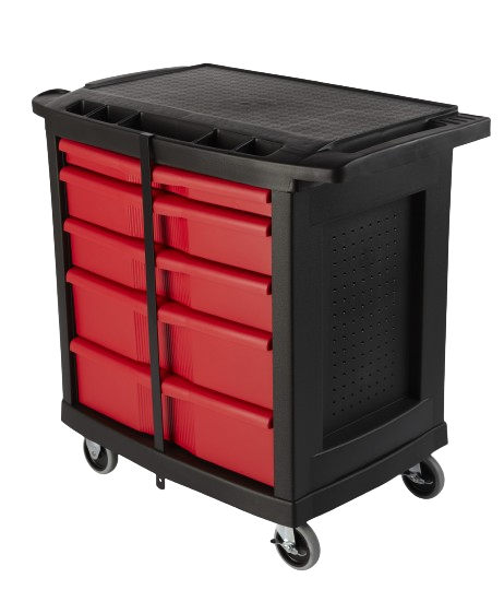 Rubbermaid 5-Drawer Mobile Work Centre - Cafe Supply