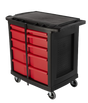 Rubbermaid 5-Drawer Mobile Work Centre - Cafe Supply