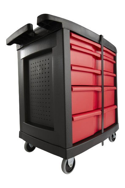 Rubbermaid 5-Drawer Mobile Work Centre - Cafe Supply