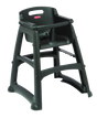 Rubbermaid STURDY CHAIR™ Youth Seat with Microban - Black - Cafe Supply