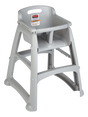 Rubbermaid STURDY CHAIR™ Youth Seat with Microban - Platinum - Cafe Supply