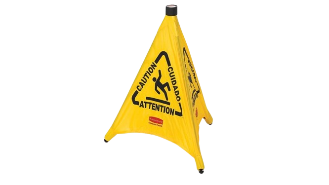 Rubbermaid Pop-Up Safety Cone, 76.2 cm Multi-Lingual - Cafe Supply