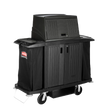 Rubbermaid Executive Security Hood - Traditional Housekeeping Cart - Cafe Supply