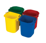Rubbermaid Heavy Duty Pails 4.8L Set of Blue/Red/Yellow/Green - Cafe Supply