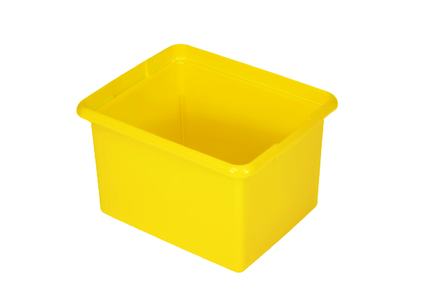 Rubbermaid Organising Bin 29L, Yellow - Cafe Supply