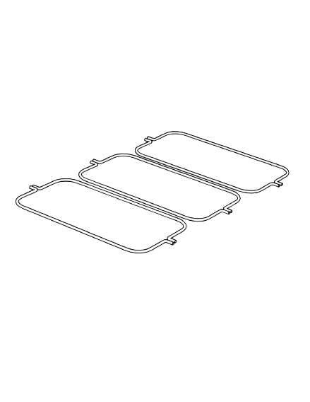 Rubbermaid Executive Triple Waste Wire Bag Divider - Cafe Supply