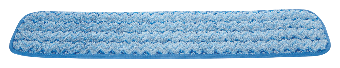 Rubbermaid 60.9 cm Microfibre Damp Room Mop, Blue - Cafe Supply