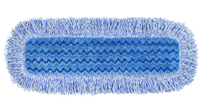 Rubbermaid 45.7 cm Microfibre High Absorbency Mop, Blue - Cafe Supply