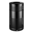 Rubbermaid Classics Open Top Decorative Waste 94L Black - Cafe Supply