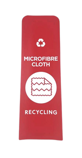 RCP Slim Jim Recycling Station Front Panel Label - Cafe Supply