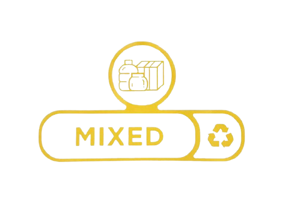 RCP Slim Jim Recycling Station Billboard Label - Cafe Supply