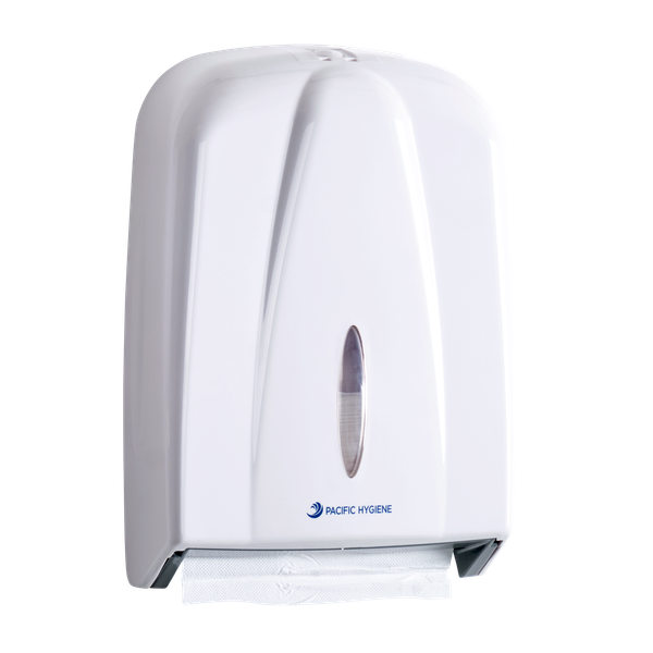 Pacific Hygiene Trim Hand Towel Dispenser - White - Cafe Supply