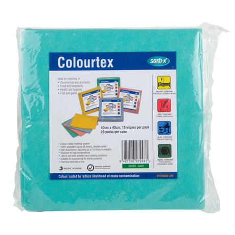 Sorb-X Colourtex Textile Wiper - Cafe Supply