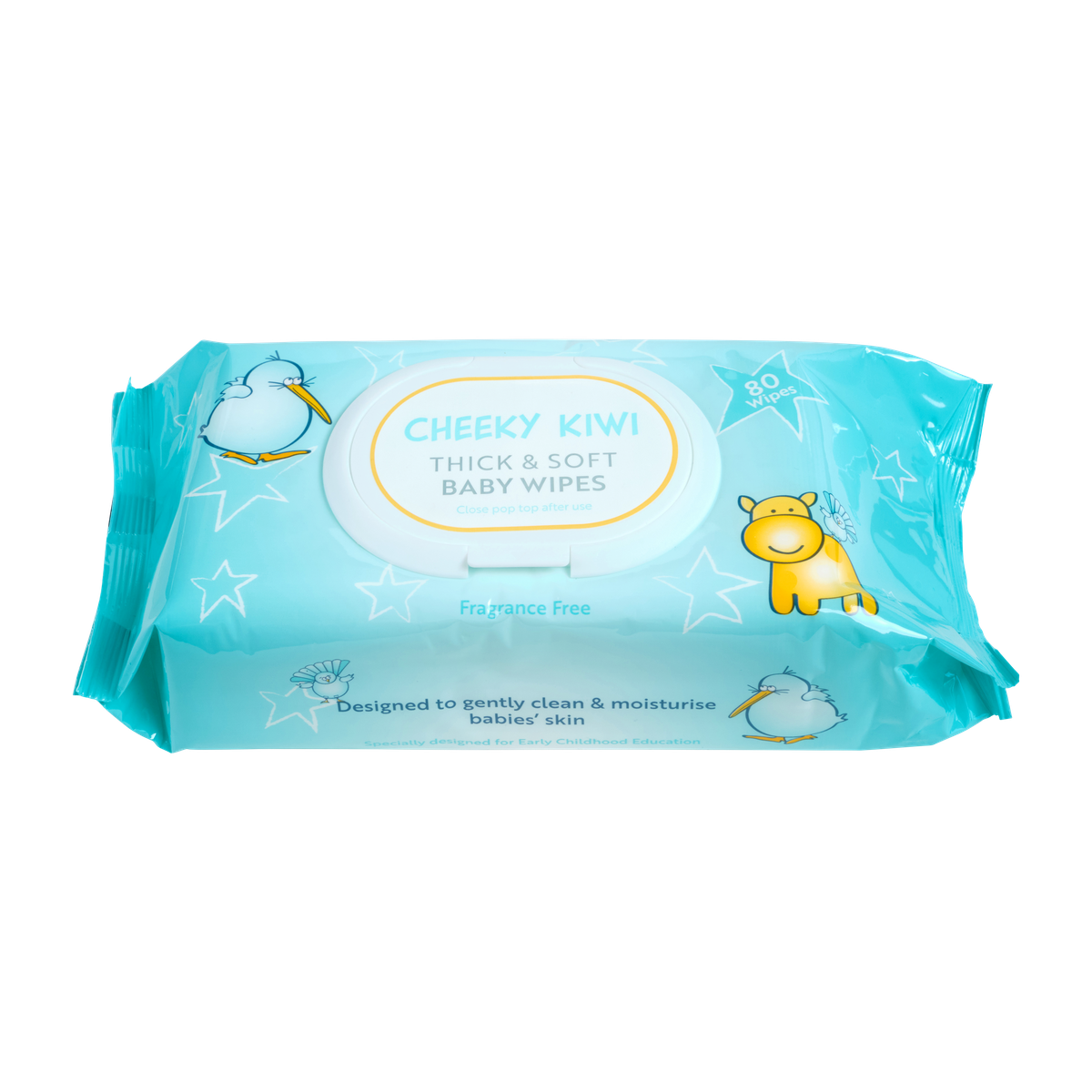 Cheeky Kiwi Baby Wipes - Fragrance Free - Cafe Supply