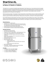 Premium Heavy Duty Passthrough Dishwasher - Cafe Supply