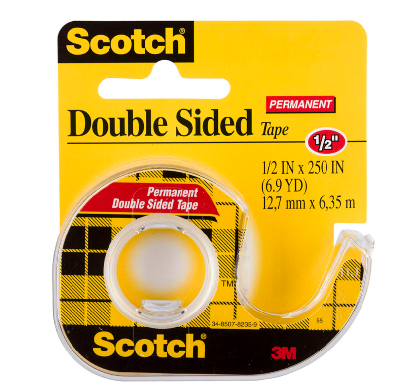 Scotch Double Sided Tape Dispenser 136 12.7mm x 6.35m - Cafe Supply